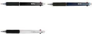 Uni-ball JetStream SXE3-400-10 Boligrafo Multiple - Punta de Bola 1mm - Tinta Resistente al Agua y Luz - Secado Instantaneo - Ideal para Zurdos - Color Negro