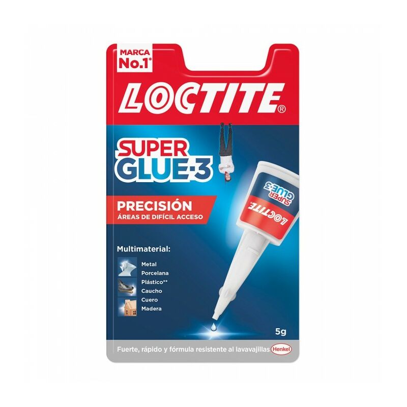 Loctite Precision Pegamento Universal Instantaneo - 5gr - Maxima Resistencia - Union Instantanea -  2640076/2712223/2644833