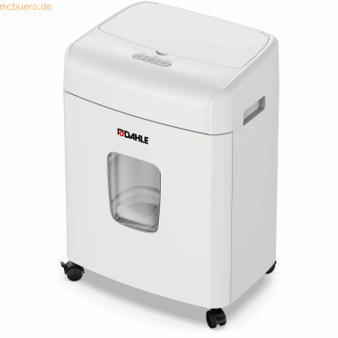 Dahle ShredMATIC 90 Destructora de Papel Automatica Corte en Particulas P-4 - Autoalimentacion 90 Hojas, Manual 10 Hojas - Papelera de 23L - Color Gris Claro