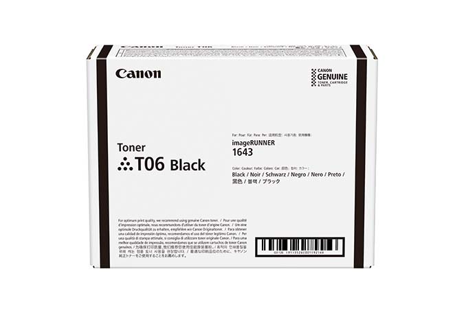 Canon T06 Negro Cartucho de Toner Original - 3526C002