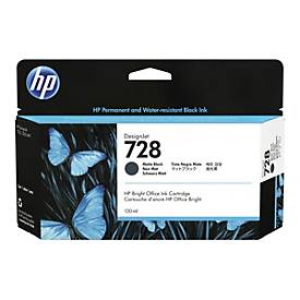 HP 728 Negro Mate Cartucho de Tinta Original - 3WX25A