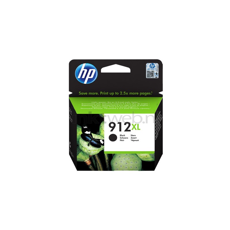 HP 912XL Negro Cartucho de Tinta Original - 3YL84AE