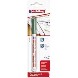 Edding 400 Rotulador Permanente - Punta Redonda - Trazo 1 mm. - Recargable - Secado Rapido - Color Verde
