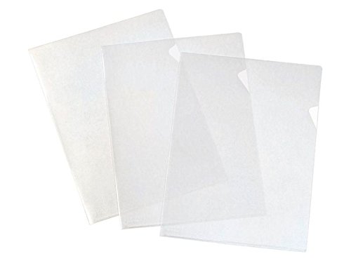 Elba Pack de 100 Dossieres Uñero Standard Folio PP 140 ?icras - Resistente y Duradero - Acabado Piel de Naranja Transparente