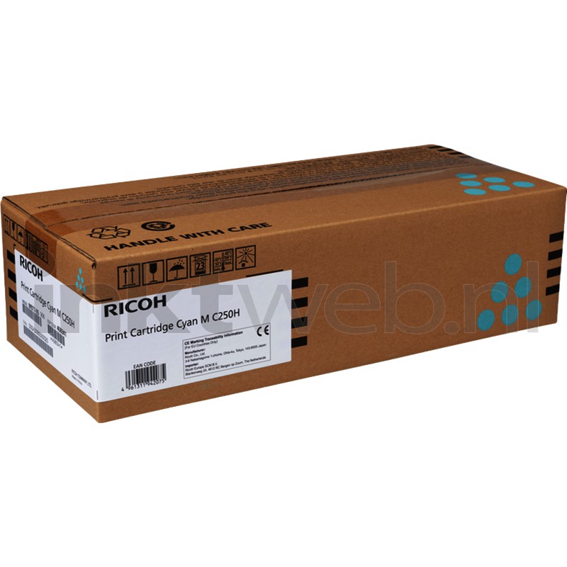 Ricoh MC250FW/P301W Cyan Cartucho de Toner Original - 408341/M C250HC
