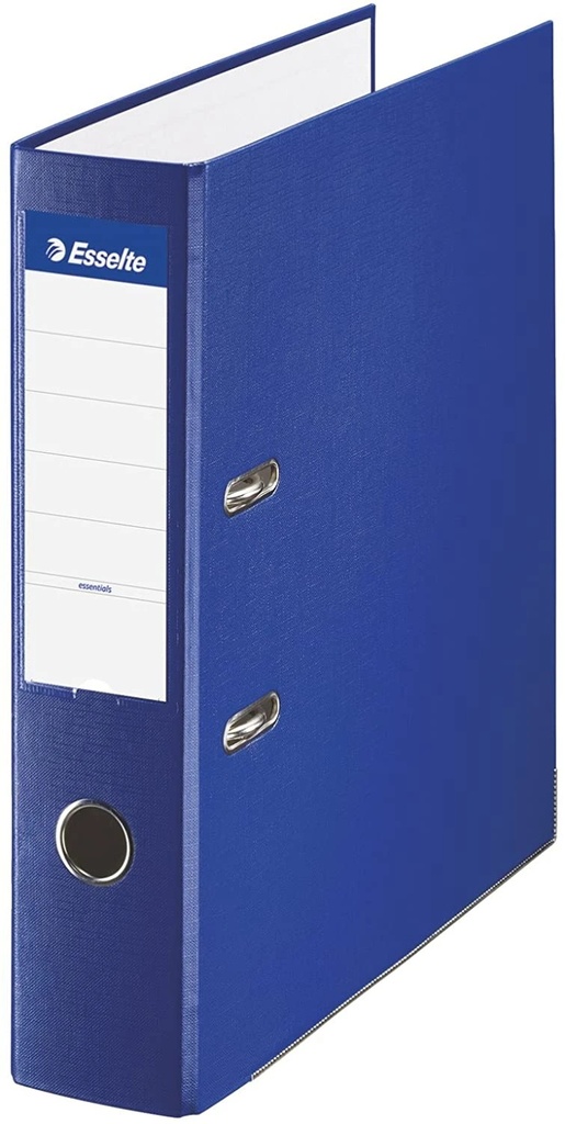 Esselte Archivador de Palanca - Formato Folio - Lomo 75mm - Capacidad para 500 Hojas - Color Azul