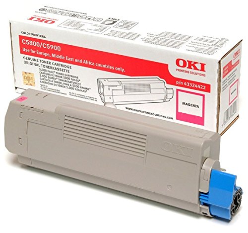 OKI C5800/C5900/C5550MFP Magenta Cartucho de Toner Original - 43324422