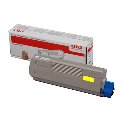 OKI C5850/C5950/MC560 Amarillo Cartucho de Toner Original - 43865721