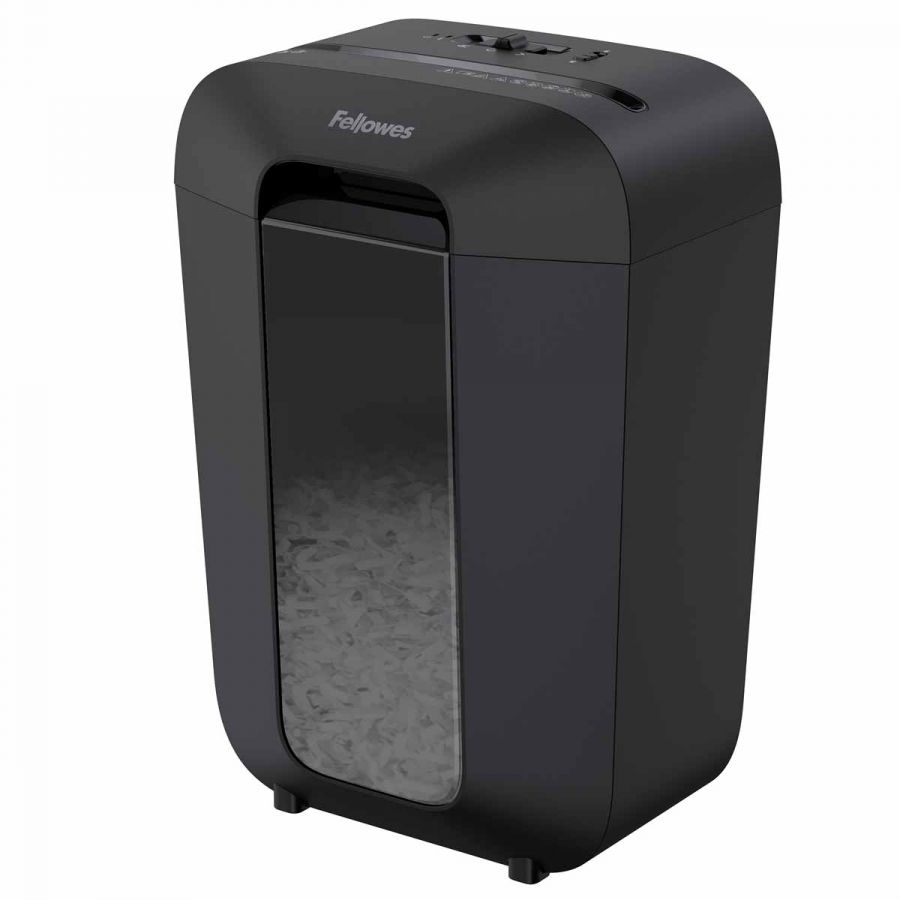 Fellowes LX70 Destructora de Papel Manual 18L - Destruye hasta 11 Hojas - Particulas de 4x40mm - Nivel de Seguridad Din P-4 - Bloqueo de Seguridad - Color Negro