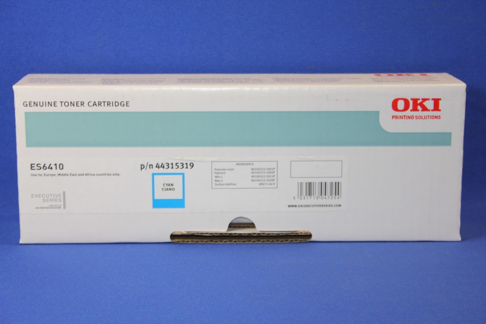 OKI Executive ES6410 Cyan Cartucho de Toner Original - 44315319