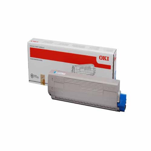 OKI C831/C841 Cyan Cartucho de Toner Original - 44844507