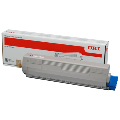 OKI C831/C841 Negro Cartucho de Toner Original - 44844508