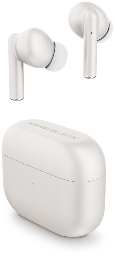 Energy Sistem Auriculares Inalambricos Style 2 - Inalambricos Stereo - BT 5.0 - Graves Profundos - Caja de Carga - Color Blanco