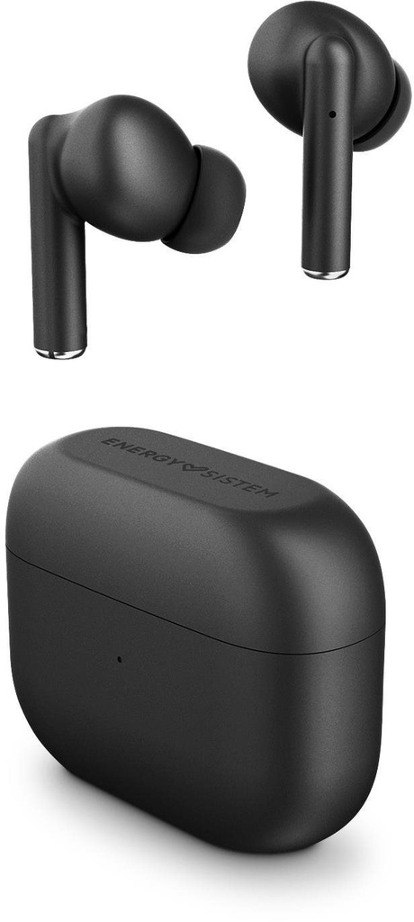 Energy Sistem Auriculares Inalambricos Style 2 - Inalambricos Stereo - BT 5.0 - Graves Profundos - Caja de Carga - Color Negro