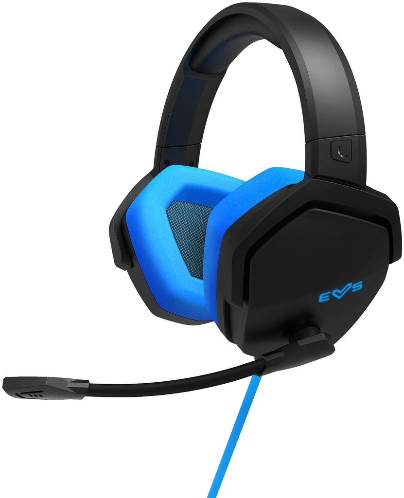Energy Sistem Auriculares Gaming ESG 4 Sonido Envolvente 7.1 - LED Light - Almohadillas de Cuero Proteico - Color Azul
