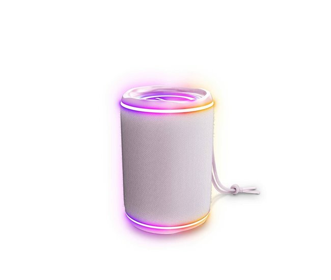 Energy Sistem Urban Box Supernova Altavoz 16W - TWS - Bluetooth 5.1 - Iluminacion RGB - USB/MicroSD - Color Rosa