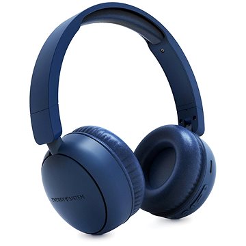 Energy Sistem Auriculares Bluetooth con Radio FM - Plastico 100% Reciclado - Reproductor MP3 y MicroSD - Color Azul