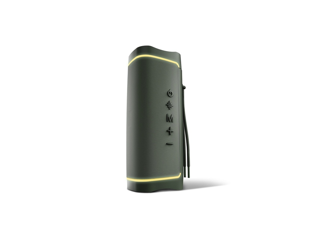 Energy Sistem Yume ECO Altavoz 15W - Resistente al Agua IPX6 - TWS - Bluetooth 5.3 - MP3 - MicroSD - Color Verde