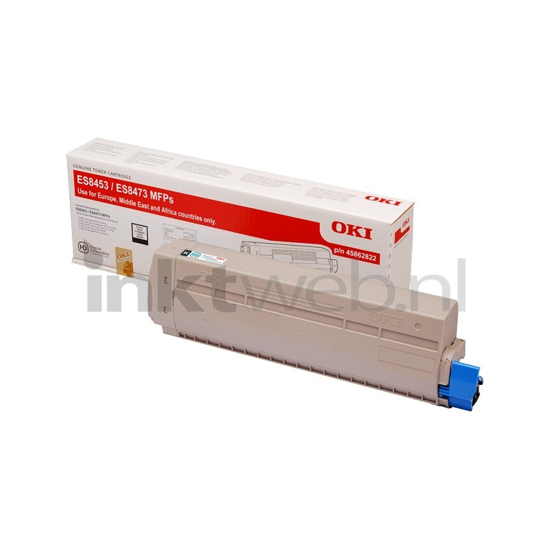 OKI Executive ES8453/ES8473 Cyan Cartucho de Toner Original - 45862821