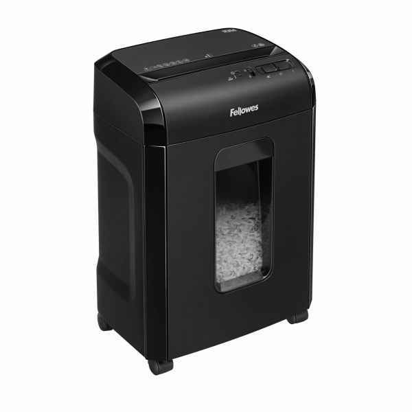 Fellowes 10M Destructora de Papel Manual Microcorte P-5 - Destruye hasta 10 Hojas - Capacidad de la Papelera 19L - Color Negro