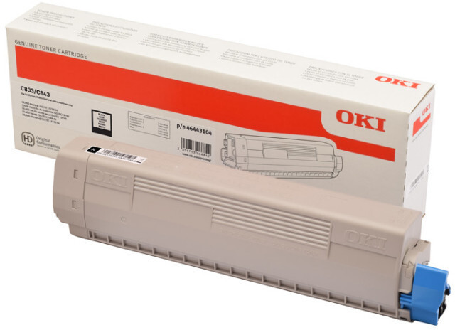 OKI Executive ES8433 Negro Cartucho de Toner Original - 46443120