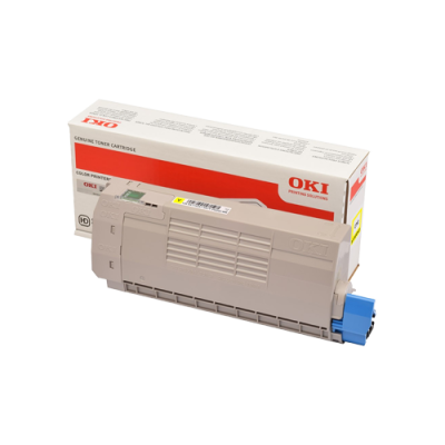 OKI C712 Amarillo Cartucho de Toner Original - 46507613