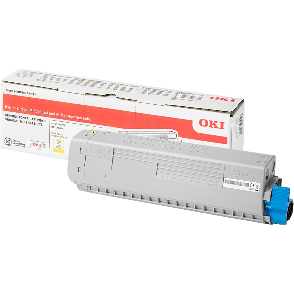 OKI C834/C844 Amarillo Cartucho de Toner Original - 46861305