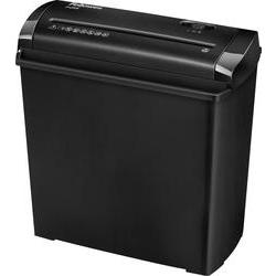 Fellowes P-25S Destructora de Papel Manual Corte en Tiras P-1 - Destruye hasta 5 Hojas - Papelera de 11L - Color Negro
