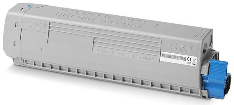 OKI C824/C834/C844 Cyan Cartucho de Toner Original - 47095703