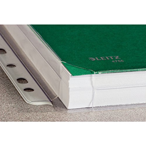 Esselte Fundas Fuelle Estandar A4 PVC Liso Multitaladro-11 - Capacidad 200 Hojas - Transparente (170 Micras)