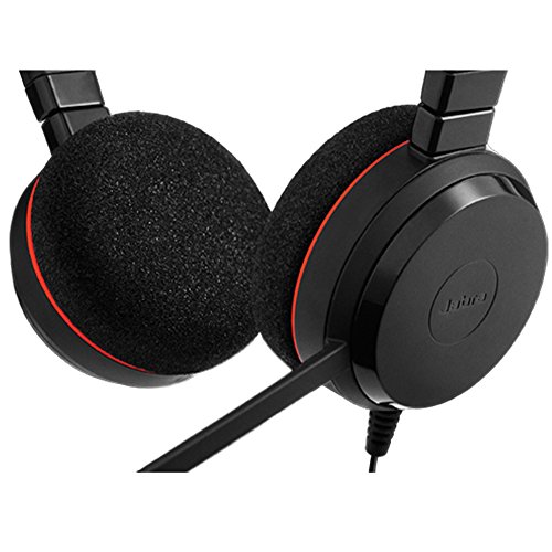 Jabra Evolve 20 Auriculares con Microfono USB - Cancelacion de Ruido - Diadema Ajustable - Controles en Cable - Color Negro