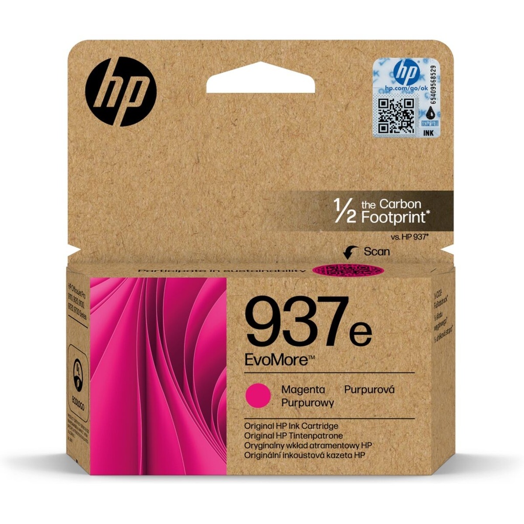 HP 937e Magenta Cartucho de Tinta Original - 4S6W7NE