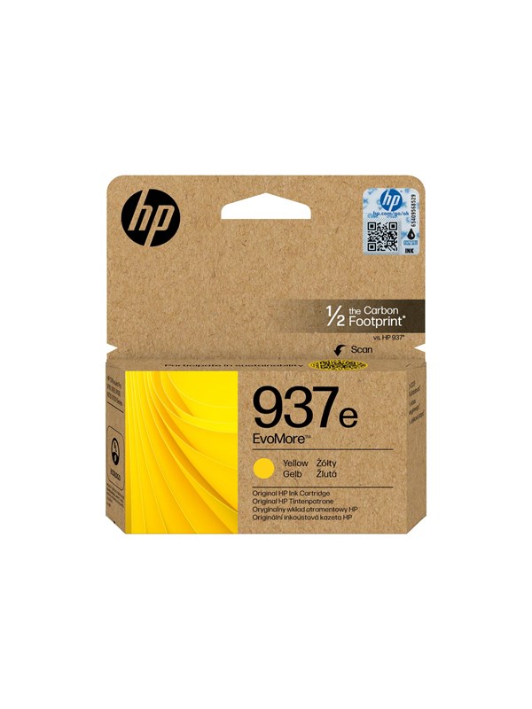 HP 937e Amarillo Cartucho de Tinta Original - 4S6W8NE
