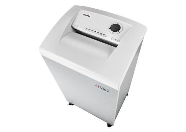 Dahle 306 Team Destructora de Papel Manual Corte en Particulas P-3 - Destruye hasta 20 Hojas - Papelera de 100L - Ruedas Giratorias con Freno - Color Blanco