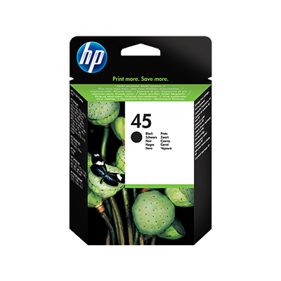 HP 45 Negro Cartucho de Tinta Original - 51645AE