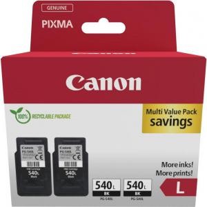 Canon PG540L Negro Pack de 2 Cartuchos de Tinta Originales - 5224B001/5224B010/5224B011/5222B004/5222B005/5222B001/5224B020