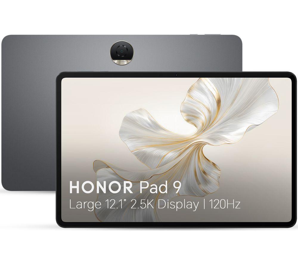 Honor Pad 9 Tablet 12.1" IPS - 256GB - RAM 8GB - WiFI, Bluetooth 5.1 - Camara Principal 13MP - Bateria de 8300mAh - OTG - Color Gris