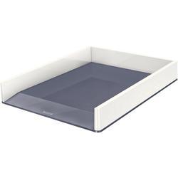 Leitz WOW Bandeja de Sobremesa Portadocumentos - Formato A4 - Color Blanco/Gris