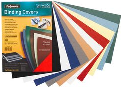 Fellowes Pack de 25 Portadas de Carton Simil Piel Delta Cuero A4 - 250 gr - Color Negro