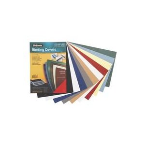 Fellowes Pack de 100 Portadas para Encuadernar de PVC A4 - 200 Micras - Muy Resistentes - Color Azul Transparente