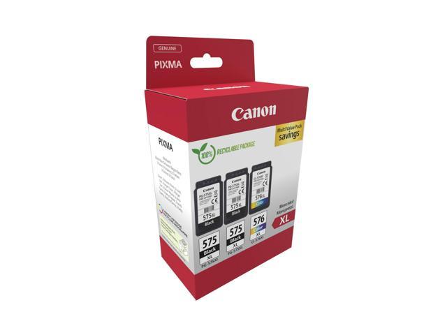 Canon PG575XL/CL576XL Multipack de 3 Cartuchos de Tinta Originales - 5437C004
