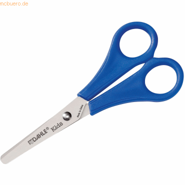 Dahle 54626 Kids Tijeras Infantiles 13cm - Puntas Redondeadas - Acero Inoxidable - Color Azul