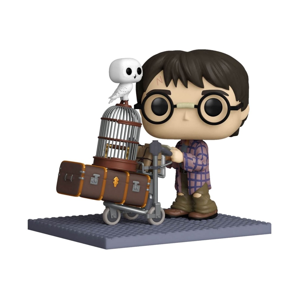Funko Pop Deluxe Harry Potter Harry Potter Empujando Carrito - Figura de Vinilo - Altura 9.5cm aprox.
