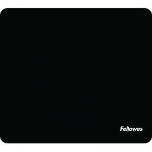 Fellowes Earth Series Alfombrilla Reciclada para Raton - Duradera y Facil de Limpiar - Base de Goma - 85% Material Reciclado - Color Negro