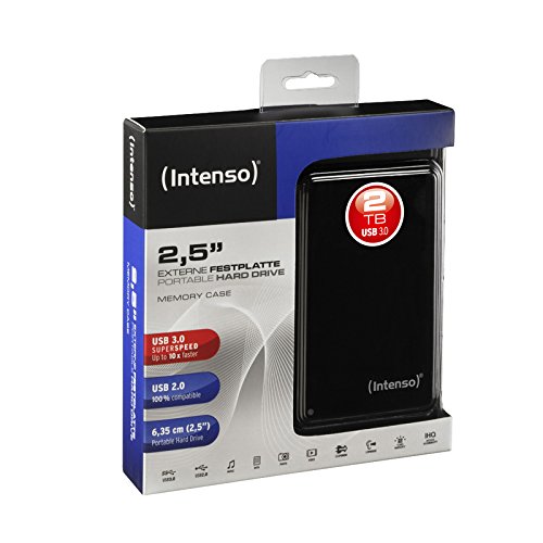 Intenso Disco Duro Externo 2.5" 2TB USB 3.0 - Color Negro