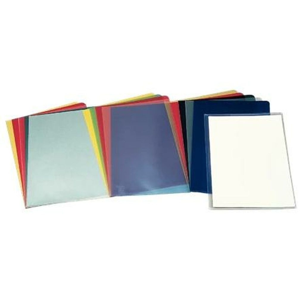 Esselte Caja de 100 Dossiers PVC 180 Micras - Tamaño A4 - Transparente
