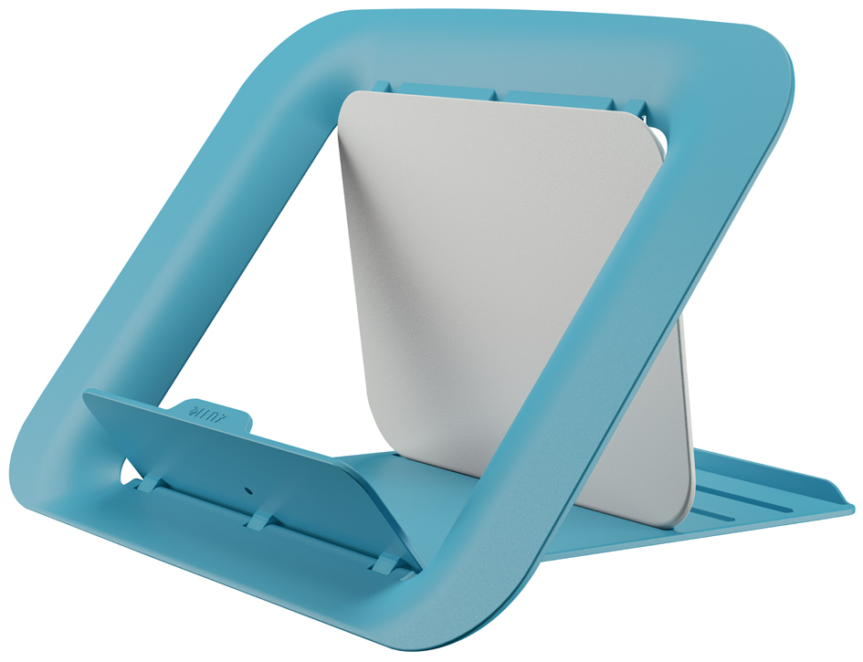 Leitz Ergo Cosy Soporte Ajustable para Portatil - Diseño Ergonomico - Altura Ajustable - Color Azul