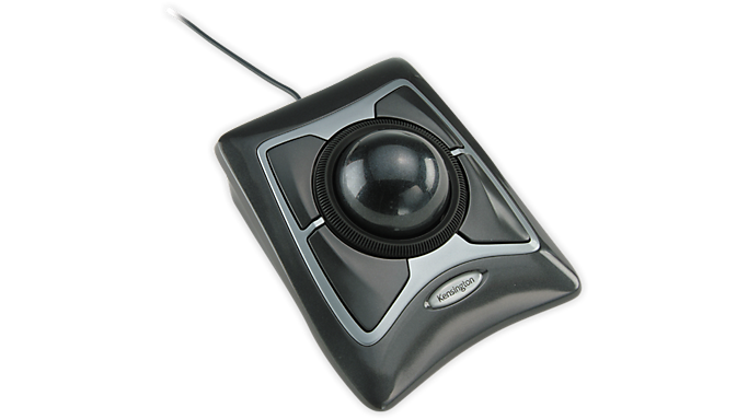 Kensington Expert Raton con Trackball Optico USB - Bola de 55mm - 4 Botones Personalizables - Reposamuñecas Extraible - Compatible con PC y Mac - Cable de 1.80m - Color Negro