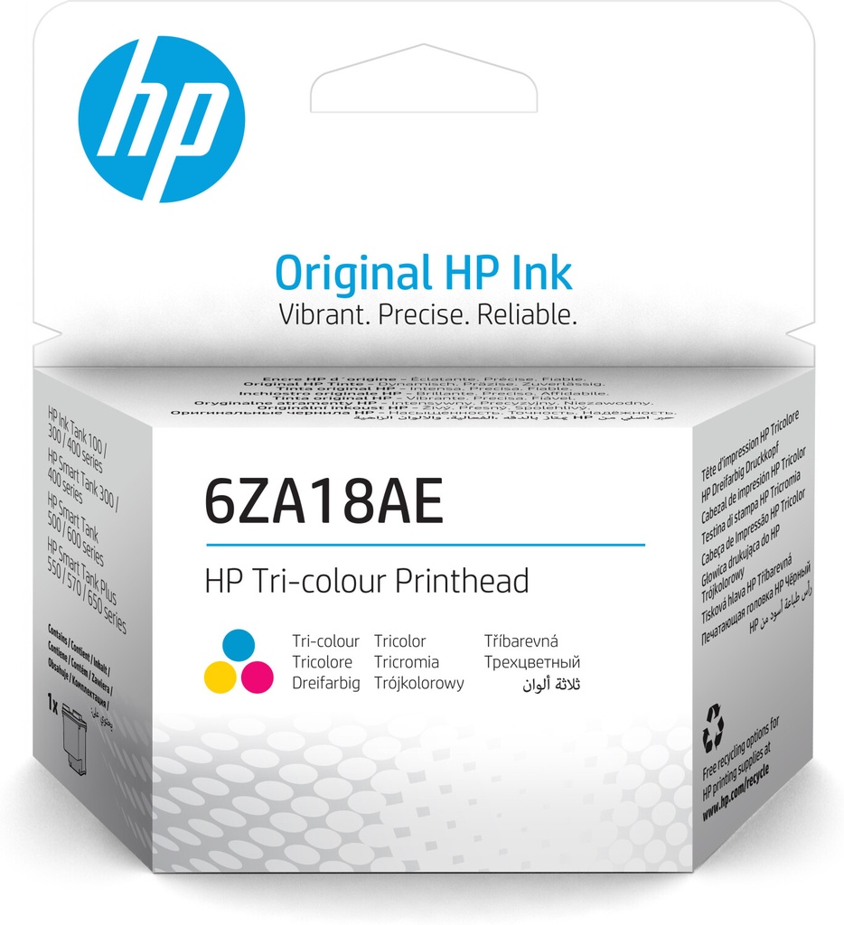 HP 6ZA18AE Color Cabezal de Impresion Original
