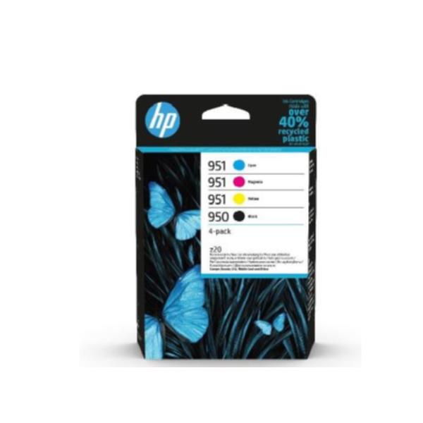 HP 950 + 951 Pack de 4 Cartuchos de Tinta Originales - 6ZC65AE